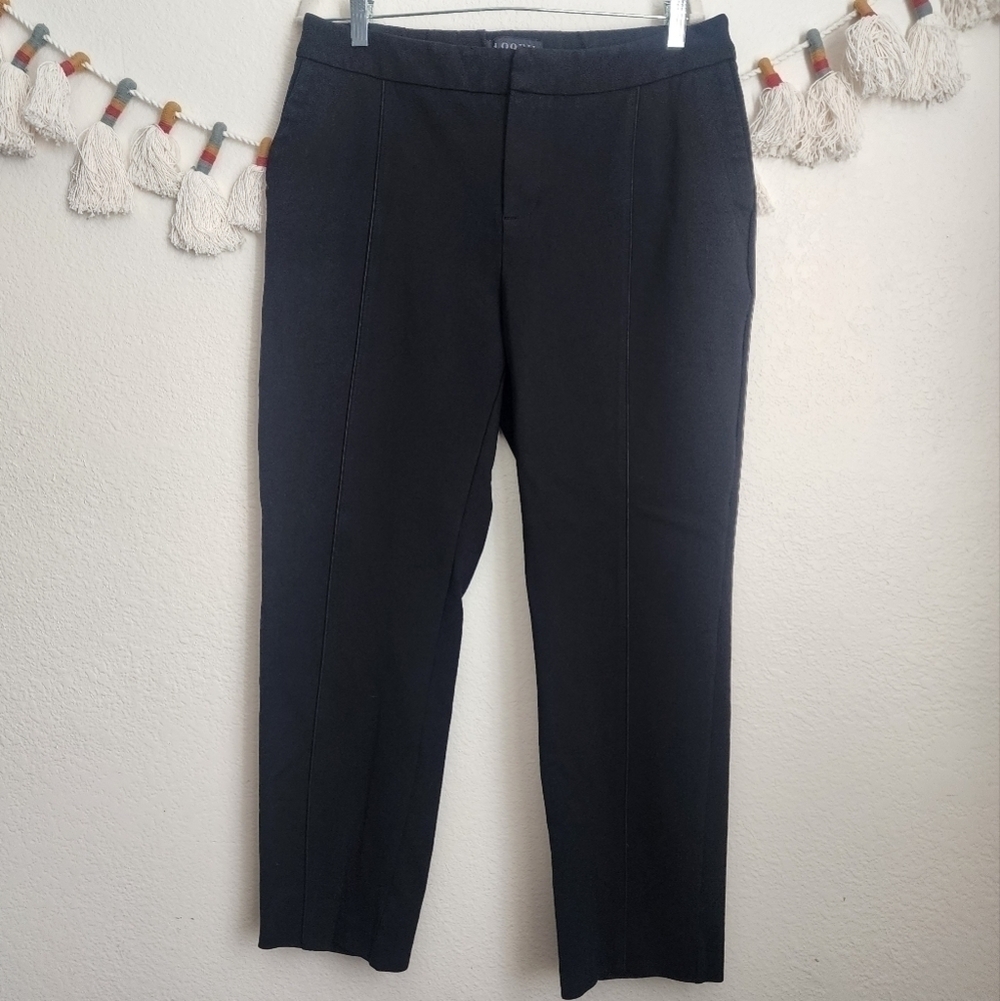 Eloquii Black Comfort Trouser Pants Business Casual Contemporary Plus Size 14L